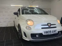 Used Abarth 500 135 HP (99 kW) 2009 White Hatchback