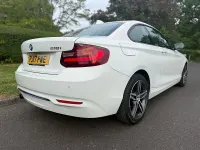 Used BMW 218 Sport Line 136 HP (100 kW) 2017 White Coupe