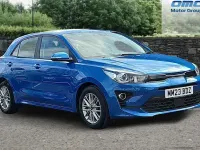 Used Kia Rio 84 HP (61 kW) 2022 Blue Hatchback