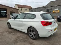 Used BMW 118 Sport Line 136 HP (100 kW) 2018 White Hatchback