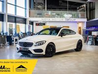 Used Mercedes C200 AMG line 2017 White Coupe