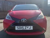 Used Toyota Aygo X-play 69 HP (50 kW) 2015 Red Hatchback