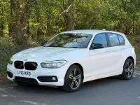 Used BMW 118 Sport Line 2015 White Hatchback