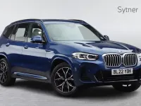 Used BMW X3 M Sport 181 HP (133 kW) 2022 Blue SUV