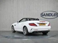 Used Mercedes SLC180 AMG line 156 HP (114 kW) 2018 White Cabriolet