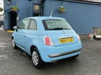 Used Fiat 500 69 HP (50 kW) 2014 Blue Hatchback