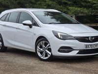 Used Vauxhall Astra SRi 145 HP (106 kW) 2021 White Estate