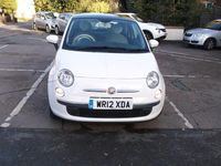 Used Fiat 500 Lounge 69 HP (50 kW) 2012 White Hatchback