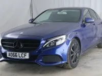 Used Mercedes C200 184 HP (135 kW) 2016 Blue Sedan