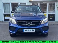 Used Mercedes GLE350 AMG Line Premium 258 HP (189 kW) 2018 Blue SUV