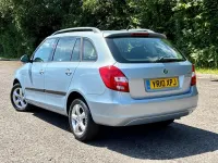 Used Skoda Fabia 2010 Blue Estate