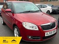 Used Skoda Fabia 105 HP (77 kW) 2008 Red Hatchback
