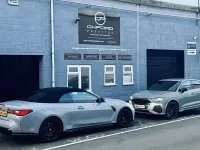 Used Mercedes E220 AMG line 177 HP (130 kW) 2015 Blue Cabriolet