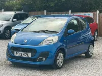 Used Peugeot 107 Active 68 HP (50 kW) 2013 Blue Hatchback