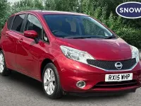 Used Nissan Note Acenta 98 HP (72 kW) 2015 Red Hatchback