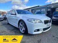 Begagnad BMW 520 M Sport 2014 Vit Kombi