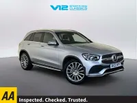 Used Mercedes GLC300e AMG line 2022 Silver SUV