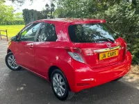 Used Toyota Yaris 101 HP (74 kW) 2012 Red Hatchback