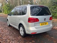 Used VW Touran SE 105 HP (77 kW) 2014 Silver MPV