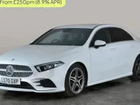 Begagnad Mercedes A180 AMG line 116 HK (85 kW) 2020 Vit Sedan