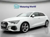 Used Audi A3 Sportback S-Line 150 HP (110 kW) 2023 White Hatchback