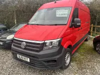 Used VW Crafter Startline 140 HP (102 kW) 2019 Red Van