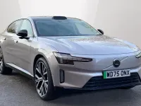 Used Volvo ES90 Ultra 244 kW (333 HP) 2025 Special metallic  aurora silver Sedan