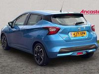 Used Nissan Micra Acenta 91 HP (66 kW) 2021 Blue Hatchback