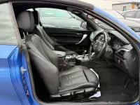 Used BMW 218 M Sport 150 HP (110 kW) 2017 Blue Cabriolet