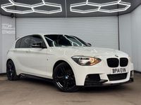 Begagnad BMW 120 M Sport 2014 Vit Halvkombi