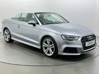 Used Audi A3 Cabriolet S-Line 150 HP (110 kW) 2018 Silver Cabriolet