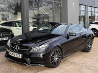 Used Mercedes E220 AMG line 2016 Black Cabriolet