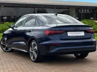 Used Audi A3 Black Edition 150 HP (110 kW) 2023 Blue Sedan