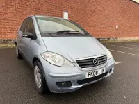 Used Mercedes A150 Classic 95 HP (69 kW) 2008 Blue Hatchback