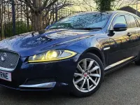 Used Jaguar XF Sportbrake Premium Luxury 200 HP (147 kW) 2014 Blue Estate