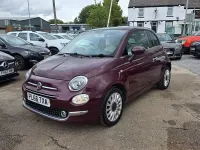 Used Fiat 500 Lounge 69 HP (50 kW) 2016 Red Hatchback