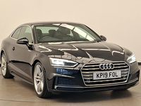Used Audi A5 S-Line 190 HP (139 kW) 2019 Black Coupe