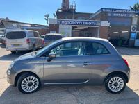 Usado Fiat 500 Lounge 69 HP (50 kW) 2017 Cinzento Cabrios