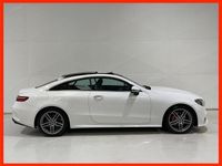Used Mercedes E220 AMG line 194 HP (142 kW) 2017 White Coupe