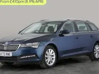 Used Skoda Superb SE 150 HP (110 kW) 2023 Blue Estate