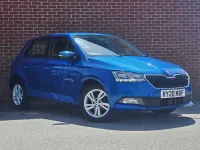 Used Skoda Fabia SE 70 HP (51 kW) 2020 Blue Hatchback