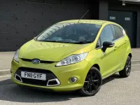 Used Ford Fiesta Zetec 96 HP (70 kW) 2011 Green Hatchback