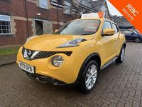 Used Nissan Juke N-Connecta 110 HP (80 kW) 2017 Yellow SUV