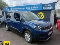 Used Peugeot Rifter Allure 131 HP (96 kW) 2020 Blue MPV