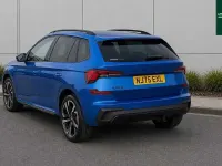 Used Skoda Kamiq Monte Carlo 115 HP (84 kW) 2025 Race blue metallic SUV