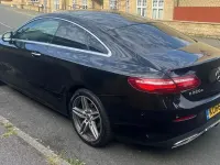 Used Mercedes E220 AMG line 2017 Black Coupe