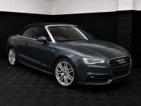 Used Audi A5 Cabriolet S-Line 177 HP (130 kW) 2015 Blue Cabriolet