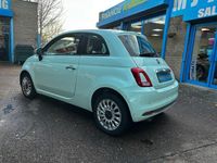 Used Fiat 500 Lounge 69 HP (50 kW) 2016 Green Hatchback
