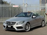 Used Mercedes E350 AMG line 258 HP (189 kW) 2017 Silver Cabriolet