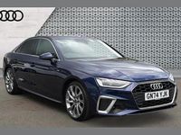 Used Audi A4 S-Line 204 HP (150 kW) 2024 Blue Sedan